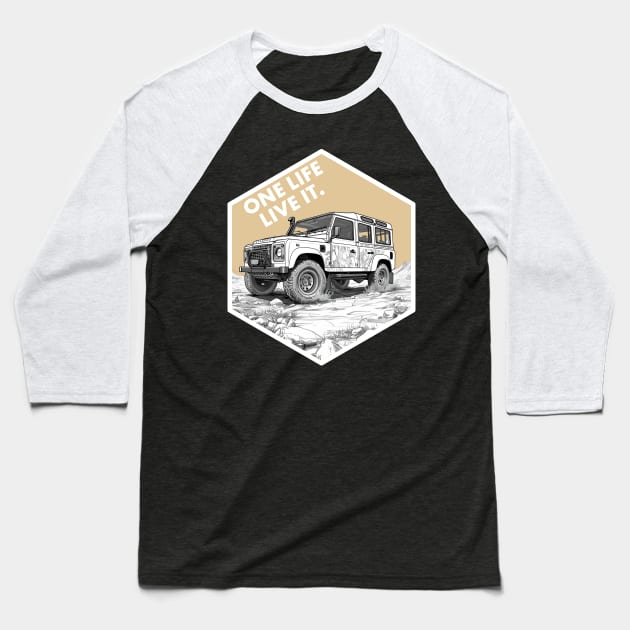 Defender - One life live it Baseball T-Shirt by Lafta Design